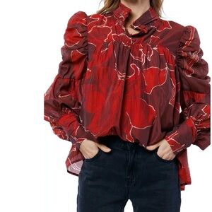 CIEBON Lynn Puff Balloon Sleeve Top